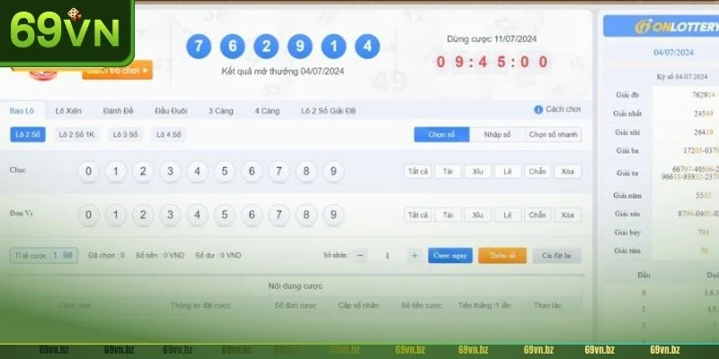 Cách thức quay số xổ số siêu tốc 69VN luôn diễn ra hồi hộp. 