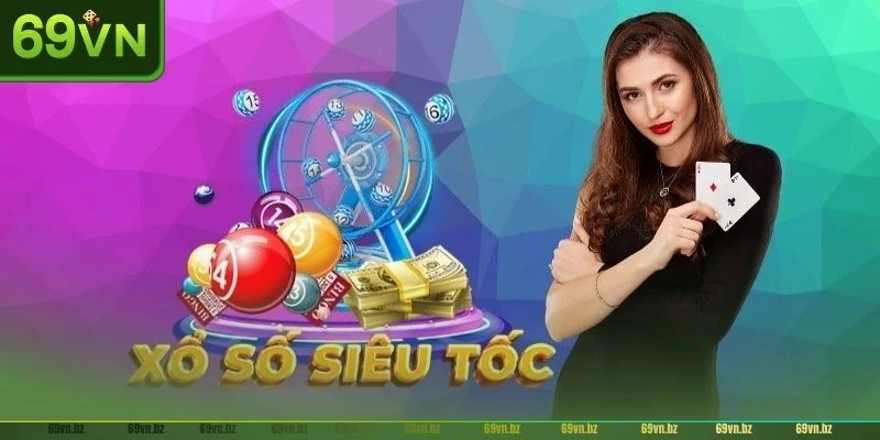 Sảnh chơi xổ số siêu tốc của 69VN sôi động với hàng nghìn bàn chơi.