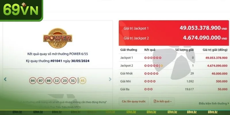 Xổ số Vietlott là thể thức chốt số cực mới mẻ đã có tại 69VN.